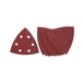 Abrasif velcro pour ponceuses delta velcro grain 120 - 6 perforations 93 x 93 mm - DT3093-QZ - DEWALT
