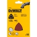 Abrasif velcro pour ponceuses delta velcro grain 120 - 6 perforations 93 x 93 mm - DT3093-QZ - DEWALT