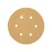 Disque abrasif velcro ponceuses excentriques grain 40 - 6 perforations ø 150 mm - DT3121-QZ - DEWALT