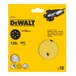 Disque abrasif velcro ponceuses excentriques grain 120 - 6 perforations ø 150 mm - DT3125-QZ - DEWALT