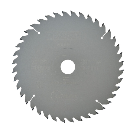 Lame de scie circulaire 235 x 30mm, 40 dents, ATB/coupe fine, angle d'attaque 10 - DT4067-QZ - DEWALT