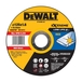 Disque à tronçonner l'inox 125 x 22,2 mm, épaisseur 1.6 mm, moyeu plat - DT43906-QZ - DEWALT