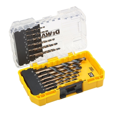 Coffret Black&Gold 19 pièces - forets HSS-R - DT70728-QZ - DEWALT