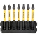 Barrette de 7 embouts de vissage Phillips/Pozidriv/Torx Flextorq 57 mm - DT70820-QZ - DEWALT
