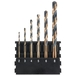 Barrette de 6 forets métal Black&Gold Ø 2 mm / 3 mm / 4 mm / 5 mm / 6 mm / 8 mm - DT70828-QZ - DEWALT