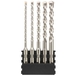 Barrette de 5 forets SDS+  5x160 mm / 6x160 mm / 8x160 mm / 10x160 mm / 12x160 mm - DT70837-QZ - DEWALT