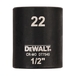 Douille impact diamètre 22 mm 1/2
