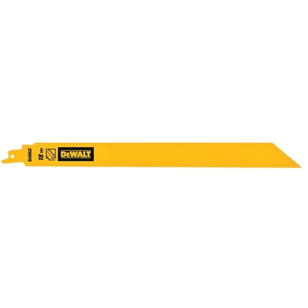 Lame de scie sabre BiM pour la coupe du métal épais 304 mm / 18TPI - DT90391-QZ - DEWALT