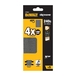 1/3 feuille abrasive velcro - structure en maille durée de vie extra longue x4 - DTM8624-QZ - DEWALT