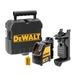 Niveau laser croix - faisceau rouge - 3 piles alcaline (AA), support magnétique - DW088K-XJ - DEWALT