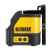 Niveau laser croix - faisceau rouge - 3 piles alcaline (AA), support magnétique - DW088K-XJ - DEWALT