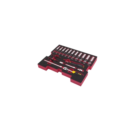 Module mousse Pro-Stack™ cliquets/douilles 1/4’’ - 48 pièces - FMHT0-74295 - STANLEY FATMAX