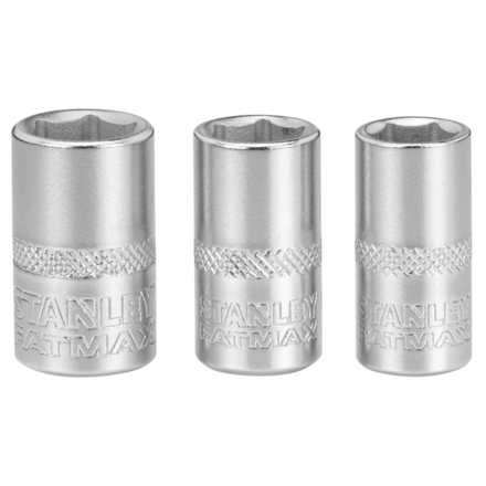 Jeu de douilles 1/4’’ 6 pans 8 - 9 - 10 mm - 3 pièces - FMMT17091-0 - STANLEY FATMAX