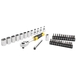 Coffret de douilles compact 1/4’’ - jeu de 37 pièces - STMT82672-0 - STANLEY