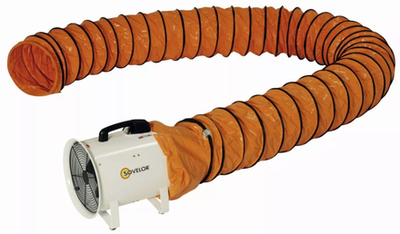 Gaine souple de soufflage pour ventilateur extracteur d'air V300 - Ø 300 mm - L. 5 m - ACC06