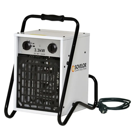 CHAUFFAGE ÉLECTRIQUE SOVELOR AIR PULSÉ 3300 W MOBILE-B33