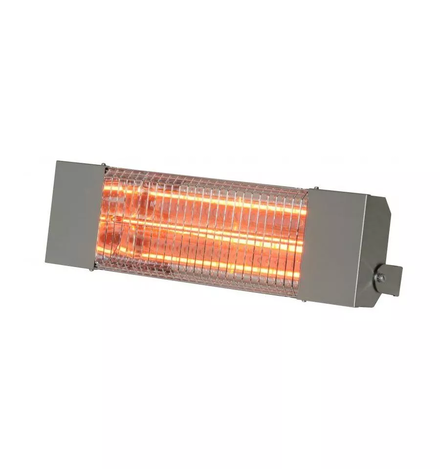 Chauffage radiant infrarouge électrique SOVELOR IPX5 halogènes à quartz. Inox - IRC1500CI