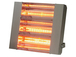 Chauffage radiant infrarouge SOVELOR électrique IPX5 halogènes à quartz. Inox - IRC4500CI