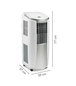 Climatiseur mobile 2,6 kW monobloc TROTEC - PAC2610E