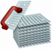 KIT GRATTONS 480 POINTES (1 POIGNEE+10 GRILLES 25x15CM) TALIAPLAST - 301322