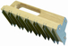 CHEMIN DE FER PLAT 300x20MM (LAMES DENTEES Pas de 2mm) TALIAPLAST - 301420