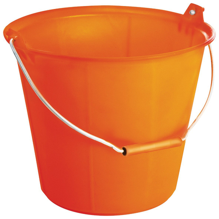 Seau pro taliafluo orange 13l poignee+ergots anse 5,3mm TALIAPLAST - 310129