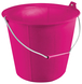 Seau pro taliafluo rose 13l poignee+ergots anse 5,3mm TALIAPLAST - 310130