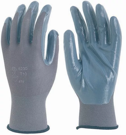 PAIRE DE GANTS POLYAMIDE ENDUITS NITRILE (T 9) TALIAPLAST - 371148