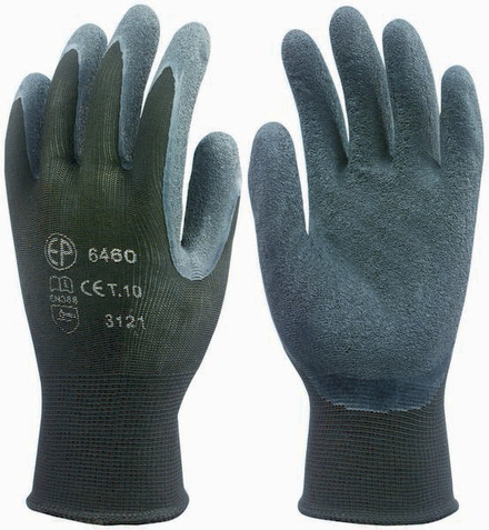 PAIRE DE GANTS NYLON ENDUITS LATEX (TAILLE 9) TALIAPLAST - 371150