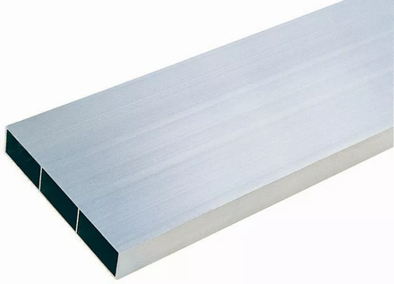 Regle aluminium rectangulaire 2 voiles /l 2,50m