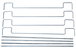 Structure TALIATUBE pour maintien des sacs a déchets 900 x 900 x 900 mm ouverts TALIAPLAST - 390608