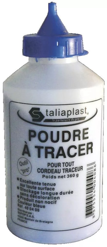 POUDRE À TRACER TALIAPLAST BLEU 180 GR - 400407