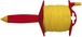 CORDEAU SUR ENROULEUR TALIAPLAST 100M FIL 1,5MM TRESSE JAUNE -400440