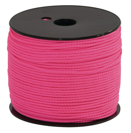 Cordeau polypro tresse rose fluo 200m fil 3mm TALIAPLAST - 400519