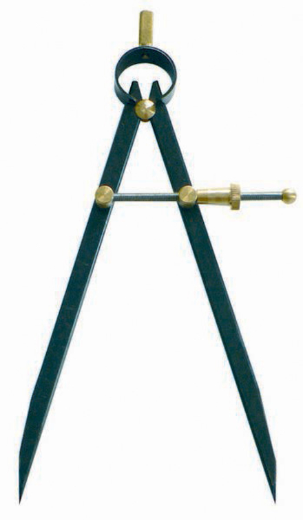 COMPAS A RESSORT A POINTES 100MM ACIER BRUNI TALIAPLAST - 402511