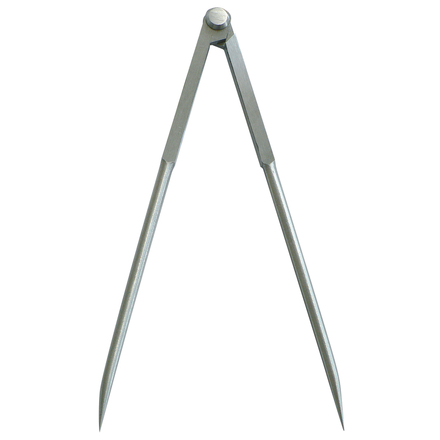 Compas à charnière à pointes 160mm acier poli - TALIAPLAST - 402520