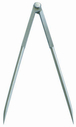 COMPAS A CHARNIERE A POINTES 310MM ACIER POLI TALIAPLAST - 402524