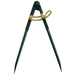 Compas à charnière à pointes 1/4 cercle 220mm (bruni) - TALIAPLAST - 402542