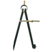 Compas à ressort porte-crayon 250mm acier bruni - TALIAPLAST - 402814