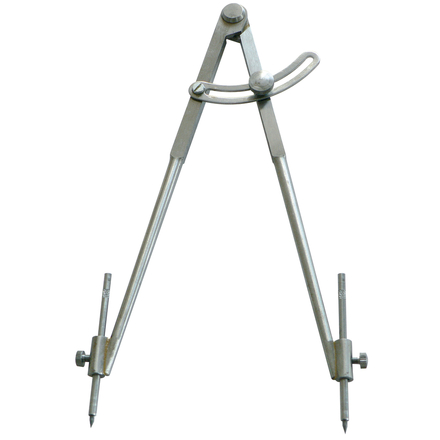 Compas à charnière pointes rapportées 1/4 cercle 220mm - TALIAPLAST - 402932