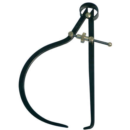 Compas reversible à ressort 300mm acier bruni - TALIAPLAST - 403103