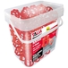 Têtes à visser monoblocs rouges pour carreaux de 3 à 30mm (seau de 100 pièces) - TALIAPLAST - 404251