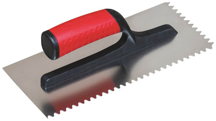 PLATOIR A COLLE INOX 28X12 MONTURE PA DENTS ISOCELES TALIAPLAST - 440124