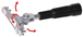 Embout manche tete articulee pour platoirs de chapiste TALIAPLAST - 440326