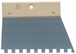 PEIGNE A COLLE 20CM DENTS CARREES 10MM TALIAPLAST - 440505