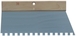 PEIGNE A COLLE 30CM DENTS CARREES 10MM TALIAPLAST - 440515
