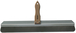 Couteau a enduire inox 60cm coins arrondis (bois)