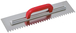Platoir a colle inox 49x11,5 dents carrees 8mm TALIAPLAST - 441417
