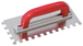 Platoir a colle inox 28x11 dents carrees 12mm TALIAPLAST - 441430