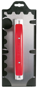 Platoir a colle inox 28x11 dents demi-lune 20x10mm TALIAPLAST - 441436